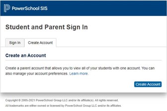 Creating A PowerSchool Parent Portal Account & Technology and